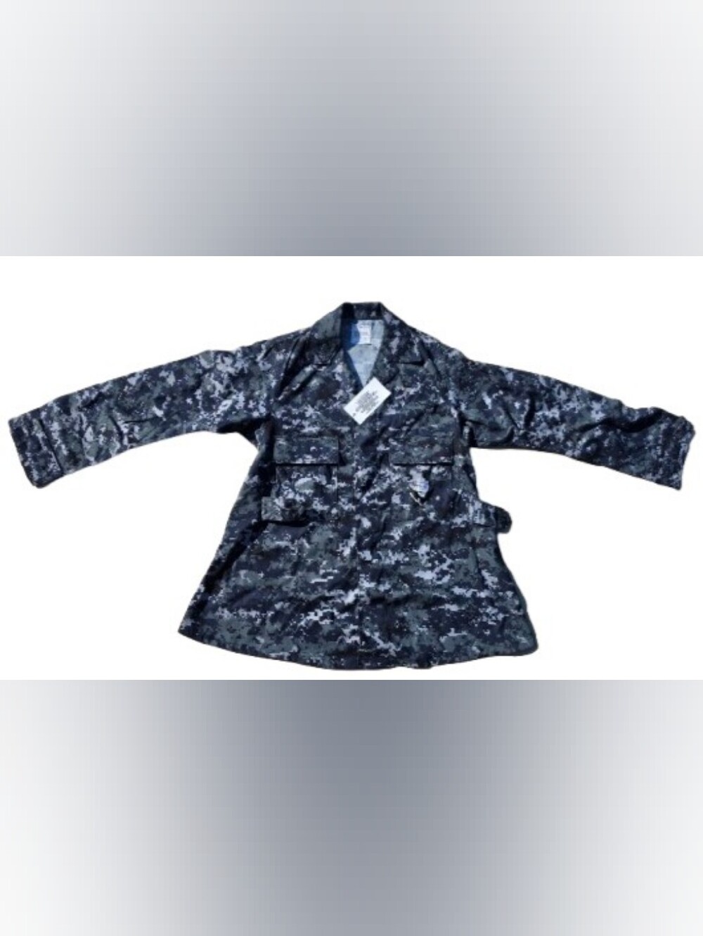 Genuine US Navy NWU Type Maternity Blouse - Blue Digital Camo (XXSmall Regular)